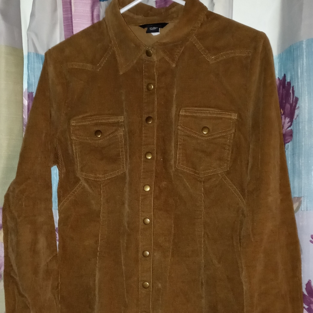 Cute corduroy midi dress